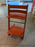 Stokke stoel oranje, Ophalen, Gebruikt, Meegroeistoel