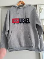 Hoodie Diesel. 100% katoen grijs met opdruk, Ophalen of Verzenden, Zo goed als nieuw, Grijs