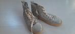 Zgan Hypnosi zilverkleurige leren sneakers mt 38, Overige kleuren, Ophalen of Verzenden, Sneakers of Gympen, Zo goed als nieuw