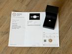 Nieuwe gouden ring met VS diamant van 1.05ct! certificaat!, Sieraden, Tassen en Uiterlijk, Ringen, Wit, Nieuw, Ophalen of Verzenden