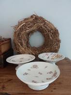 Gebloemde Franse schalen, Antiek en Kunst, Antiek | Schalen, Ophalen of Verzenden