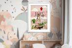 Kinderkamer / babykamer poster ‘Play’ - Roze - A4 €9,95, Nieuw, Ophalen of Verzenden, Wanddecoratie, Info@mooody.nl