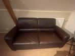 Leren 2 zits bank en relax stoel koopje, Huis en Inrichting, Ophalen, Gebruikt, Leer
