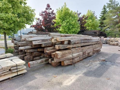 oude eiken balken oude gebinten, Doe-het-zelf en Verbouw, Hout en Planken, Gebruikt, Balk, Eiken, 300 cm of meer, 50 mm of meer