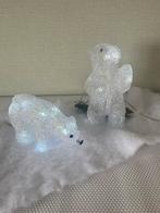 2ijsbeertjes met led verlichting samen, Ophalen of Verzenden, Zo goed als nieuw