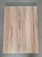 Massief 3cm dik eiken tafelblad 80 x 60 cm met versteviging, Huis en Inrichting, Tafelonderdelen, 50 tot 100 cm, Eikenhout, Zo goed als nieuw