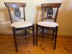 2 Unieke Stoelen met Houtsnijwerk periode 1850 Frankrijk, Ophalen