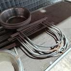 9 stuks waterbakhouders voerbakhouders, Ophalen