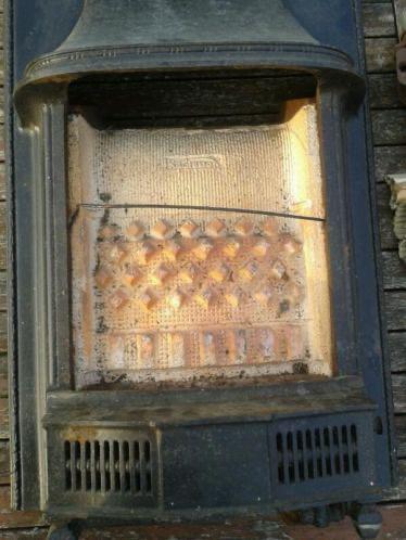 Antieke gashaard gaskachel., Huis en Inrichting, Kachels, Gebruikt, Inbouw, Gaskachel, Gas, Ophalen
