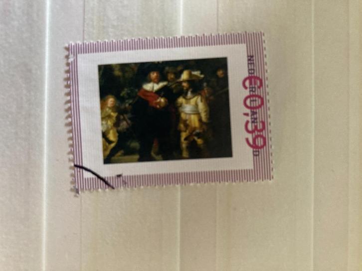 Persoonlijke postzegel Rembrandt de Nachtwacht, Postzegels en Munten, Postzegels | Nederland, Gestempeld, Na 1940, Verzenden