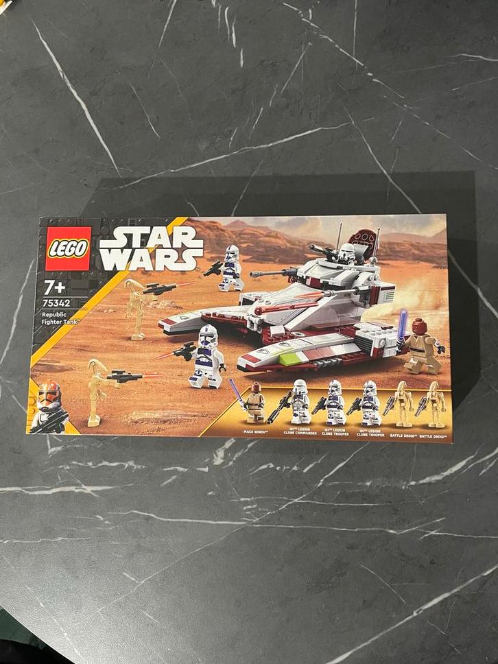 Lego Star Wars 75342 - Republic Fighter Tank, Kinderen en Baby's, Speelgoed | Duplo en Lego, Nieuw, Lego, Complete set, Ophalen of Verzenden