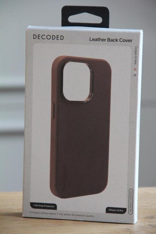 Decoded iPhone 14 Pro backcover | bruin leer, Telecommunicatie, Mobiele telefoons | Hoesjes en Frontjes | Apple iPhone, Nieuw