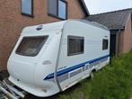 Hobby UF 450 de luxe easy uit 2005, Caravans en Kamperen, Caravans, Rondzit, Hobby, Dwarsbed, Particulier
