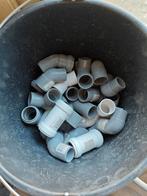 Pvc koppelingen lijm en rubber manchet alles 32 en 75 en 80, Doe-het-zelf en Verbouw, Buizen en Afvoer, Ophalen, Zo goed als nieuw