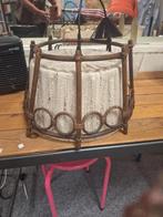 Vintage Manou rieten hanglamp, Ophalen of Verzenden