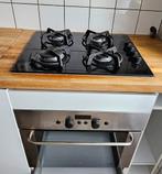 IKEA gas fornuis en combi magnatron/ oven te koop, Ophalen, Gebruikt, 4 kookzones, Inbouw