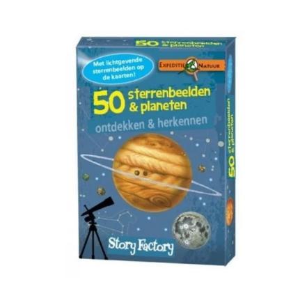50 Sterrenbeelden & Planeten Nieuw €6,50, Hobby en Vrije tijd, Gezelschapsspellen | Kaartspellen, Nieuw, Ophalen of Verzenden