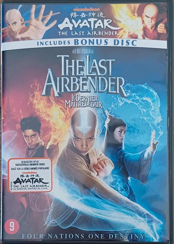 The Last Airbender - Avatar - 2dvd, Cd's en Dvd's, Dvd's | Overige Dvd's, Zo goed als nieuw, Vanaf 9 jaar, Ophalen of Verzenden