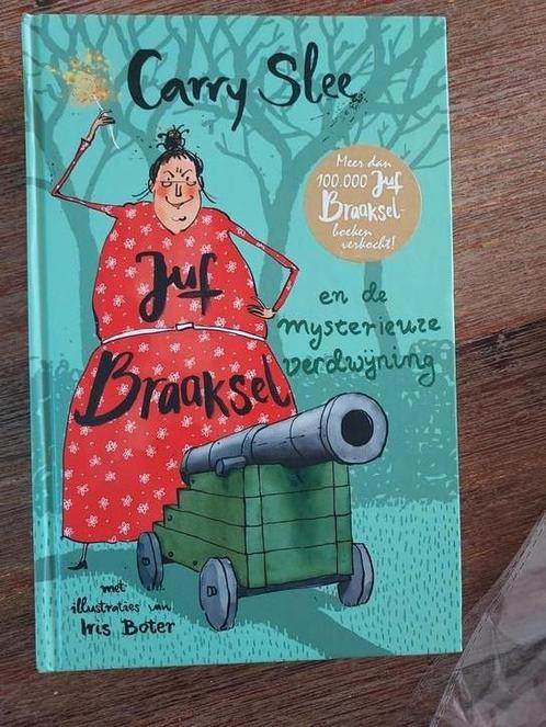 Carry Slee - Juf Braaksel en de mysterieuze verdwijning, Boeken, Kinderboeken | Jeugd | onder 10 jaar, Zo goed als nieuw, Ophalen of Verzenden