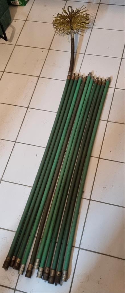 Schoorsteenveeg borstel, Doe-het-zelf en Verbouw, Overige Doe-het-zelf en Verbouw, Gebruikt, Ophalen