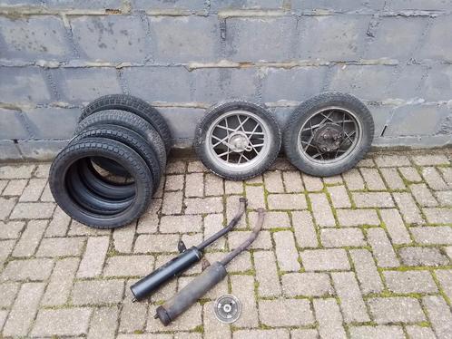 4 keer buiten banden Vespa citta 2 keer wiel achter klok,,,,, Fietsen en Brommers, Brommeronderdelen | Algemeen, Gebruikt, Overige typen