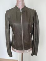leer jasje van Goosecraft, groen, mtL, zgan., Verzenden, Zo goed als nieuw, Maat 38/40 (M), Groen