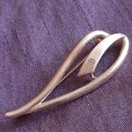 Broche Goud op Zilver met Zirkoon, Sieraden, Tassen en Uiterlijk, Broches, Verzenden, Gebruikt, Goud, Zilver