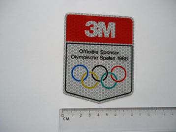 sticker oud Olympische spelen 1988 3M olympics retro beschikbaar voor biedingen