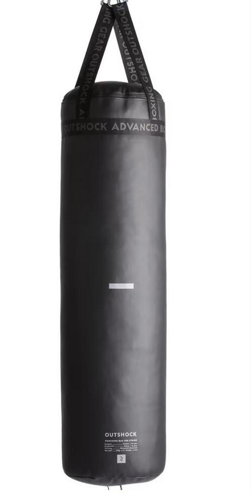Bokszak OUTSHOCK 32kg + Luxe muurbeugel met optrekstang, Sport en Fitness, Boksen, Zo goed als nieuw, Bokszak, Ophalen