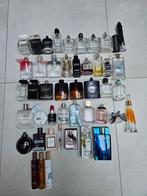 46 lege parfumflessen, 100% orgineel luxe merken, Verzamelen, Ophalen of Verzenden, Zo goed als nieuw, Parfumfles
