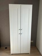 Witte kledingkast, Huis en Inrichting, Kasten | Kledingkasten, Ophalen, Gebruikt, 50 tot 75 cm, 150 tot 200 cm
