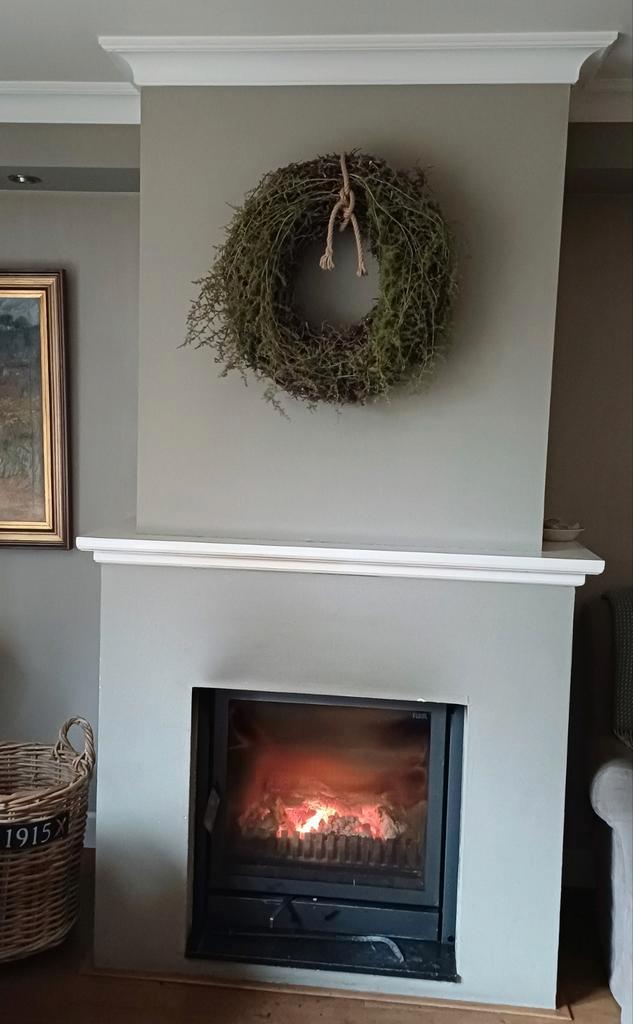 Flam houtkachel met automatische deur, Huis en Inrichting, Haarden, Ophalen