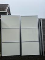 Schuifdeuren met geleiders, Doe-het-zelf en Verbouw, Kunststof, 215 cm of meer, Overige typen, Zo goed als nieuw