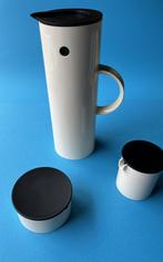 Stelton thermoskan suikerpot en melkkannetje wit, Ophalen of Verzenden, Zo goed als nieuw