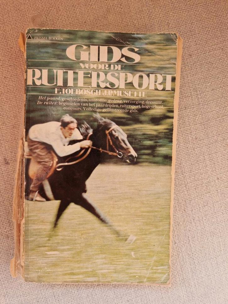 "GIDS VOOR DE RUITERSPORT" E. TOEBOSCH 1927!!, Boeken, Sportboeken, Gelezen, Overige sporten, Verzenden