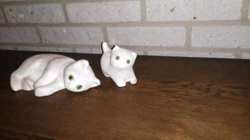 Poezenbeeldjes gips, Verzamelen, Ophalen of Verzenden, Zo goed als nieuw, Dier