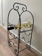 Elegant metalen wijnrek voor 6 flessen, gecoat, als nieuw, Ophalen, Zo goed als nieuw, Metaal, Minder dan 50 cm