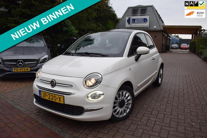 Fiat 500 0.9 TwinAir Turbo Lounge NAVI/AIRCO-ECC/PANO/NL-AUT, Auto's, Fiat, Bedrijf, Te koop, ABS, Airbags, Airconditioning, Bluetooth