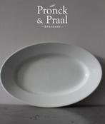 Oude brocante serveerschaal off white Nr.11 *Pronck & Praal*, Ophalen of Verzenden