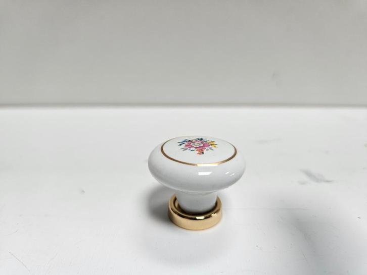 5x meubelknop porcelein 30mm, Doe-het-zelf en Verbouw, Hang- en Sluitwerk, Zo goed als nieuw, Slot, Koper of Messing, Ophalen of Verzenden
