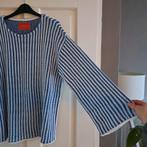 La DoubleJ Milano oversized knitted sweater blauw M nr 50495, Maat 38/40 (M), Blauw, ., Ophalen of Verzenden