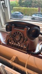 Antieke bronzen telefoon, hoorn van bakeliet. Jaren 20., Antiek en Kunst, Antiek | Koper en Brons, Ophalen of Verzenden, Brons