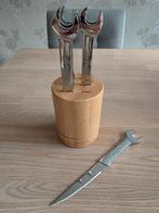 Snap-on steakmessen set, Huis en Inrichting, Keuken | Bestek, Ophalen of Verzenden, Zo goed als nieuw, Rvs of Chroom, Bestekset