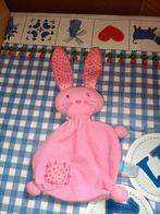Lief! Roze konijn Knuffeldoekje, Ophalen of Verzenden, Zo goed als nieuw, Konijn