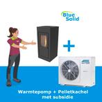 Warmtepomp + pelletkachel, Huis en Inrichting, Kachels, Ophalen, Overige brandstoffen, Nieuw, Pelletkachel