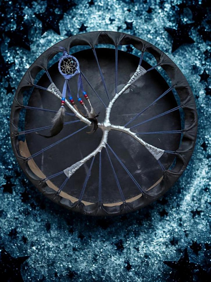 Sjamanendrum Waterbuffel 47 cm, Muziek en Instrumenten, Percussie, Nieuw, Verzenden