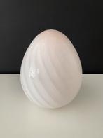 Prachtige vintage Murano “Egg lamp” tafellamp, jaren 70 / 80, Vintage midcentury design italian design murano antiek retro, Gebruikt