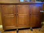 Retro driedeurs eiken kastje met lade 100x150x42 cm, Ophalen, Gebruikt, Met deur(en), Eikenhout