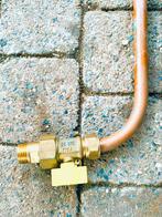Gaskraan koper leiding, Ophalen, Gebruikt
