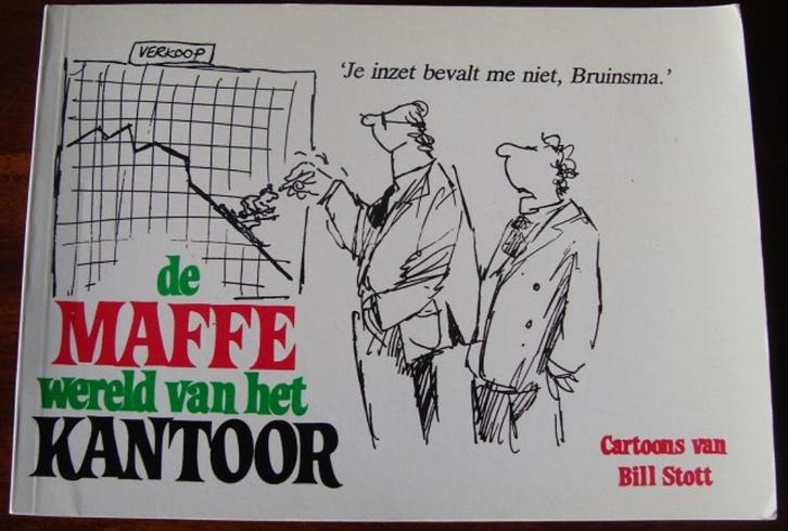 De maffe wereld van het kantoor - cartoons van Bill Stott, Boeken, Humor, Zo goed als nieuw, Cartoons, Ophalen of Verzenden